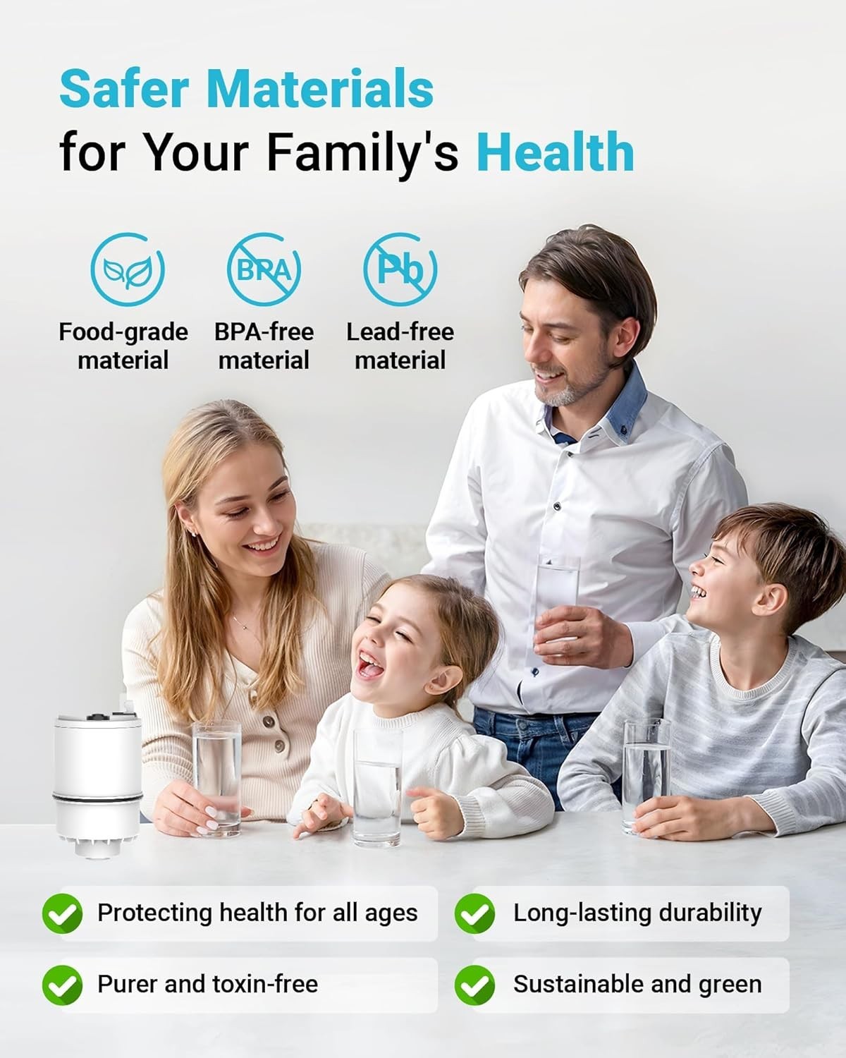 AQUA CREST Faucet Water Filter,replacement for RF-3375(RF33752V2),3 Packs