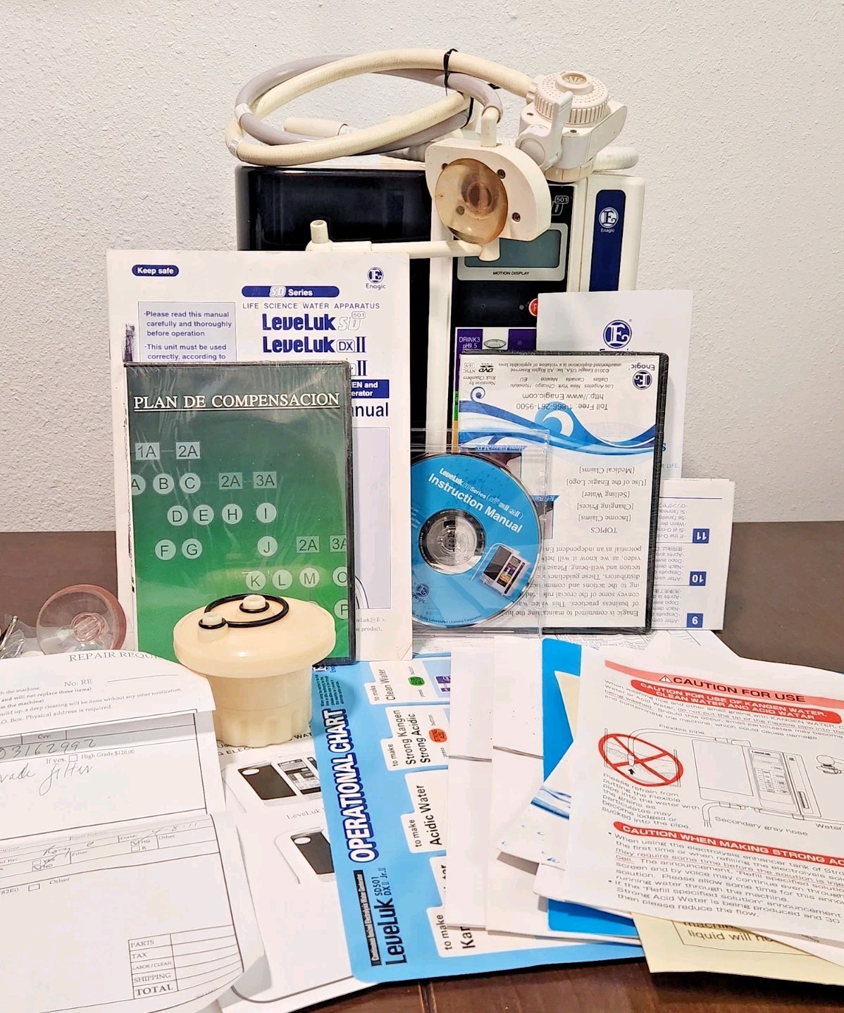 Enagic Leveluk SD501 Kangen Alkaline Water Ionizer Machine One Owner READ