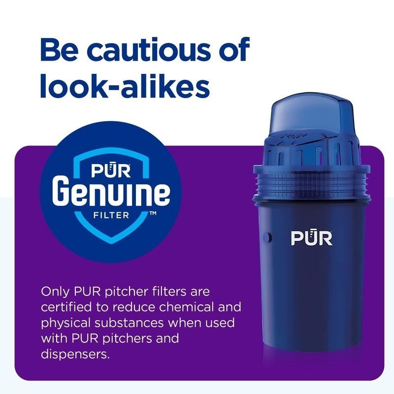 XL 44-Cup Water Filter Dispenser Fast Filtration 2in1 System Reduces Chemicals