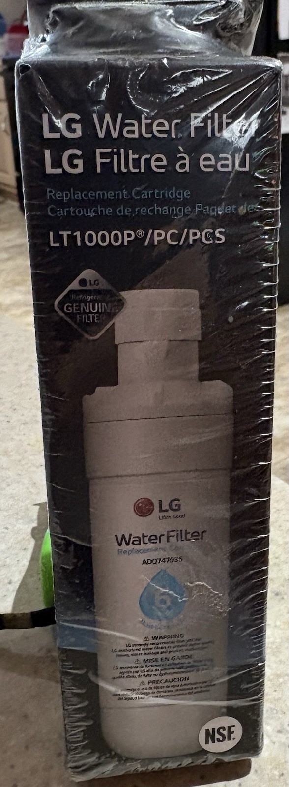LG LT1000P Water Filter – ADQ747935 (White)