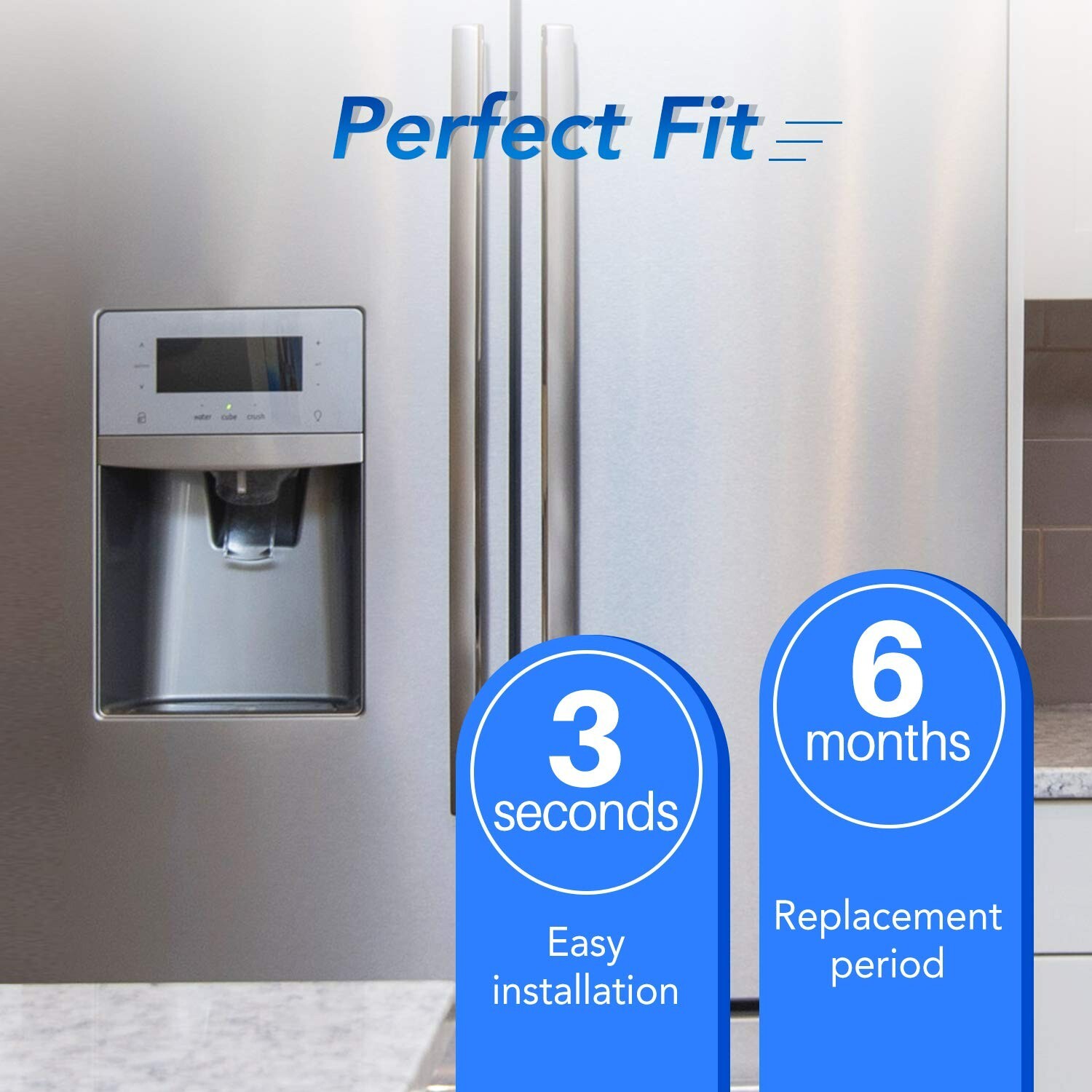 ICEPURE 836848 Water Filter Compatible with Fisher & Paykel 836848, WF296, E522B