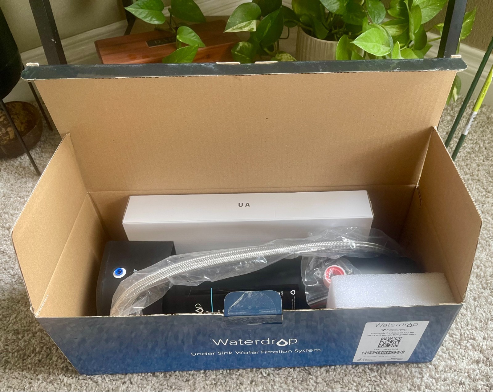 Waterdrop 10UA Under Sink Water Filter System New In Box NSF Certified