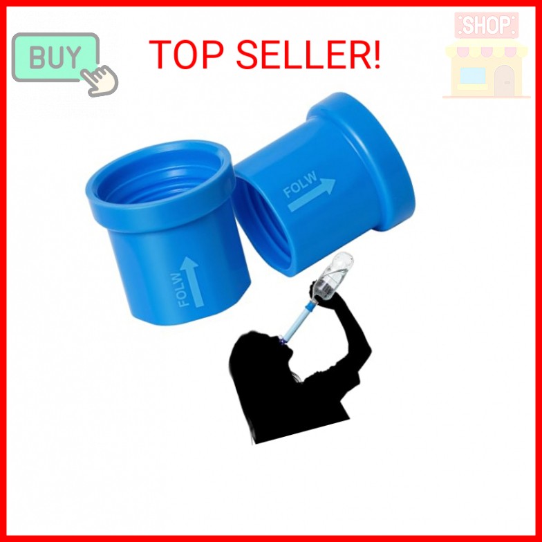 2 Pcs Water Filter Coupling Compatible with LifeStraw, Easy Drinking & Sharing,