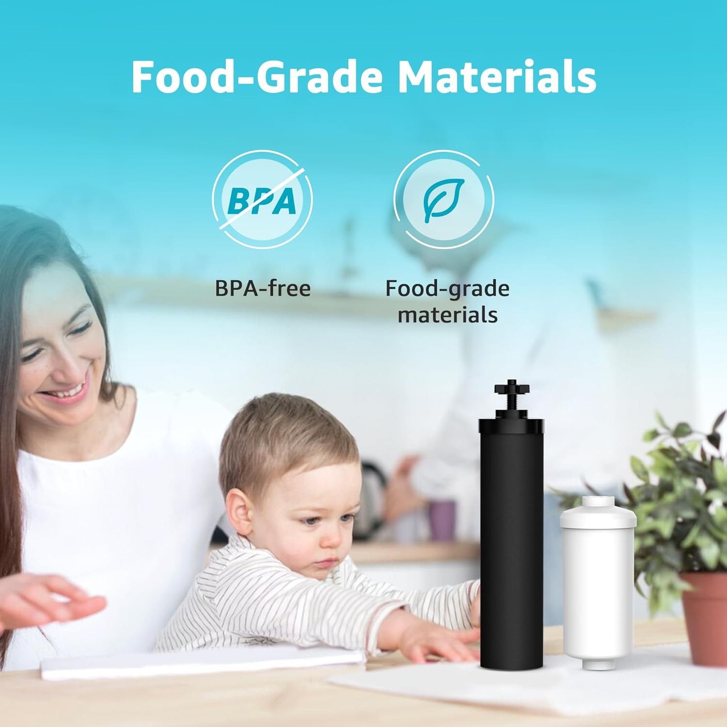 AQUA CREST Filters Replacements For Berkey® BB9-2&PF-2&Gravity Filter System