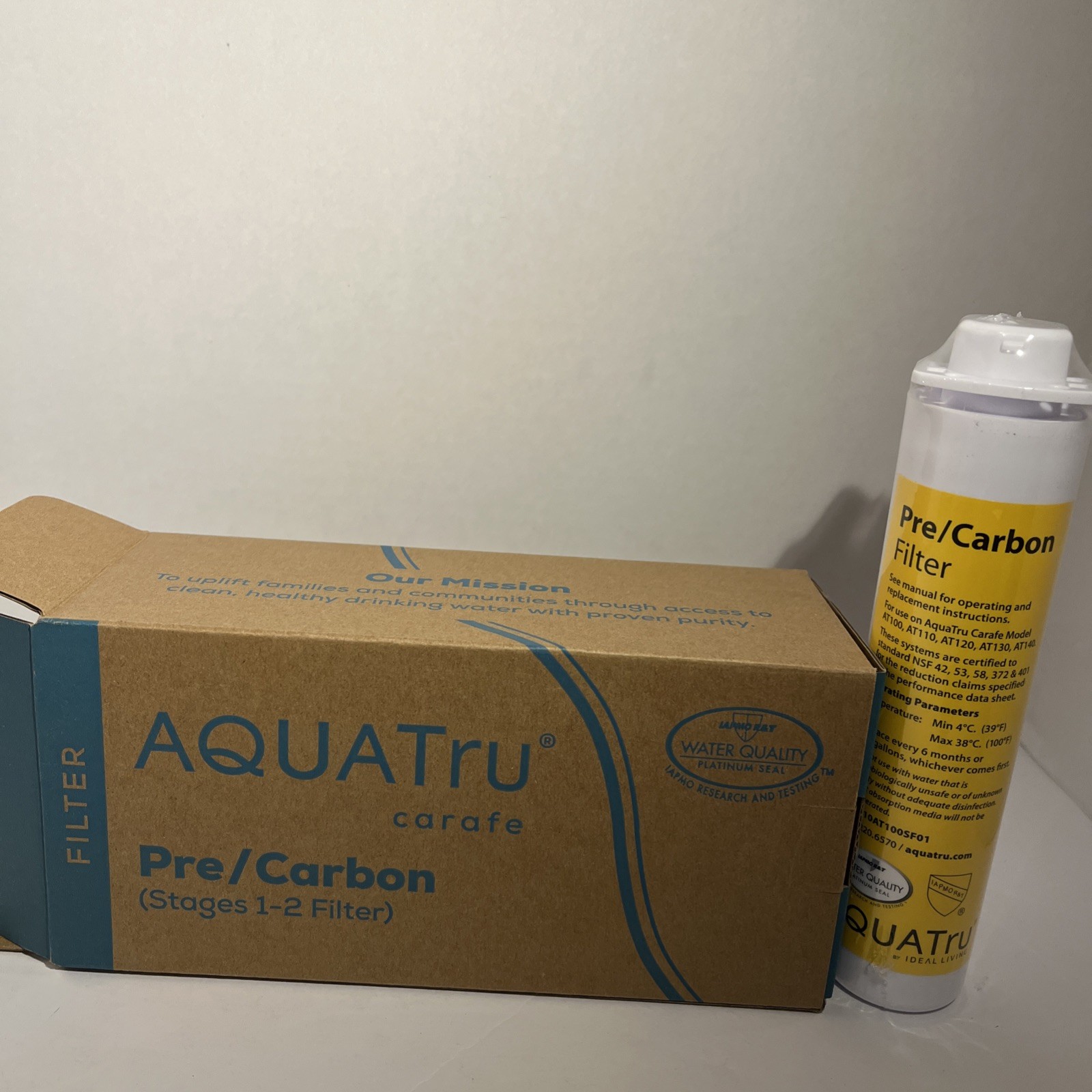 AquaTru Carafe Stages 1-2 Pre/Carbon Filter – Sealed In Box