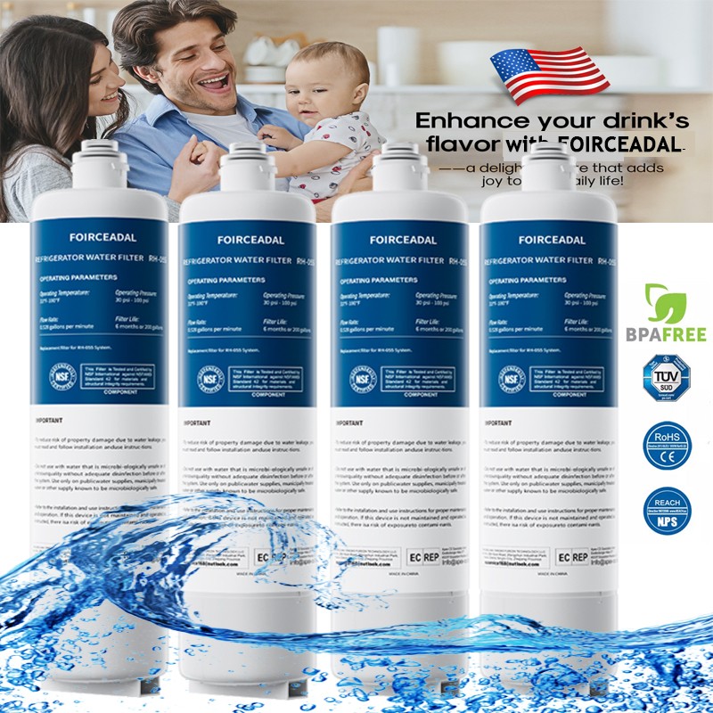 4/2PACK For Bosch Ultra Clarity Pro BORPLFTR50 Water Filter #WFS200MF/WFS210MF