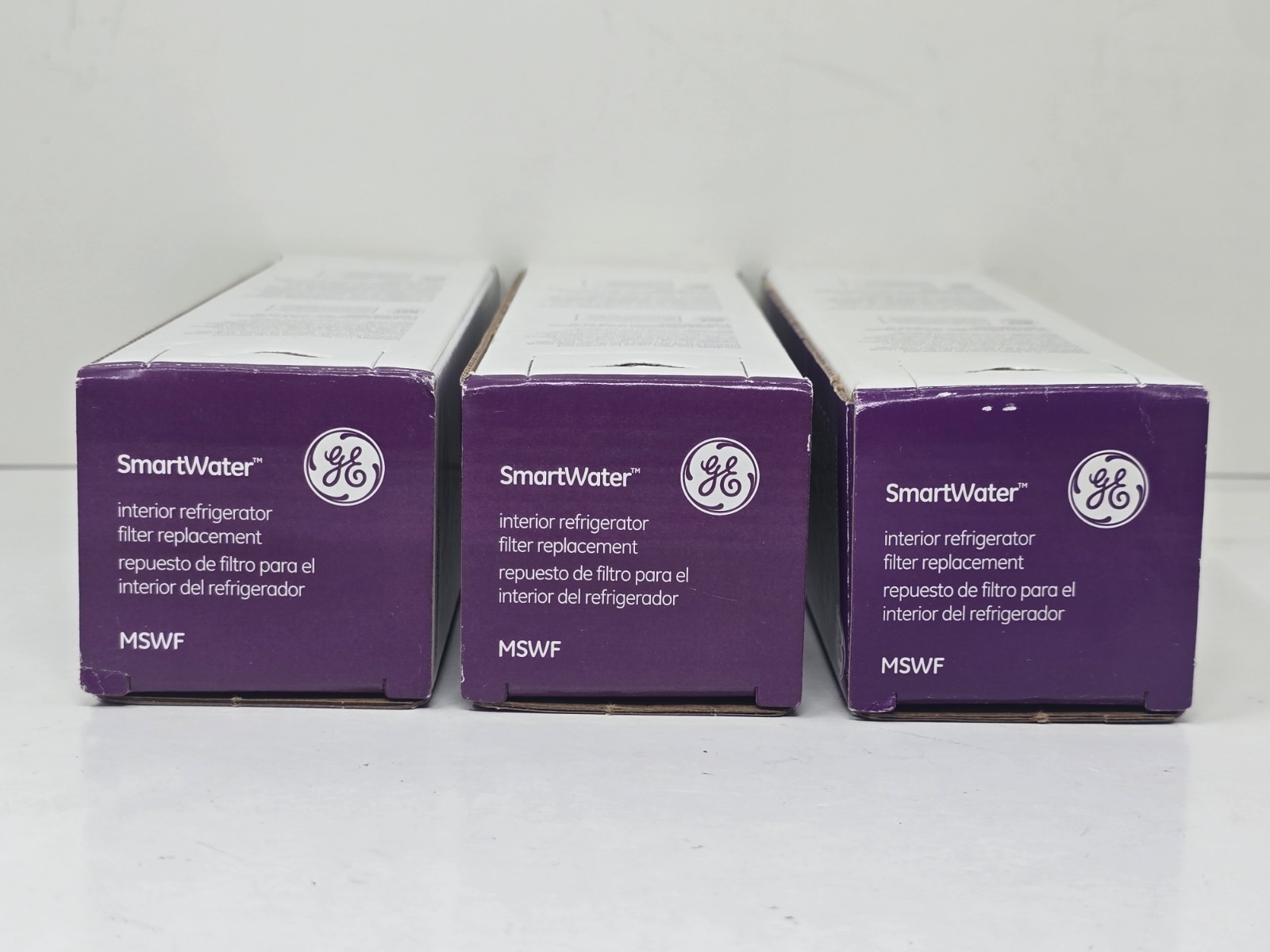 (Lot of 3) Genuine GE SmartWater MSWF Refrigerator Water Filter – New & Sealed