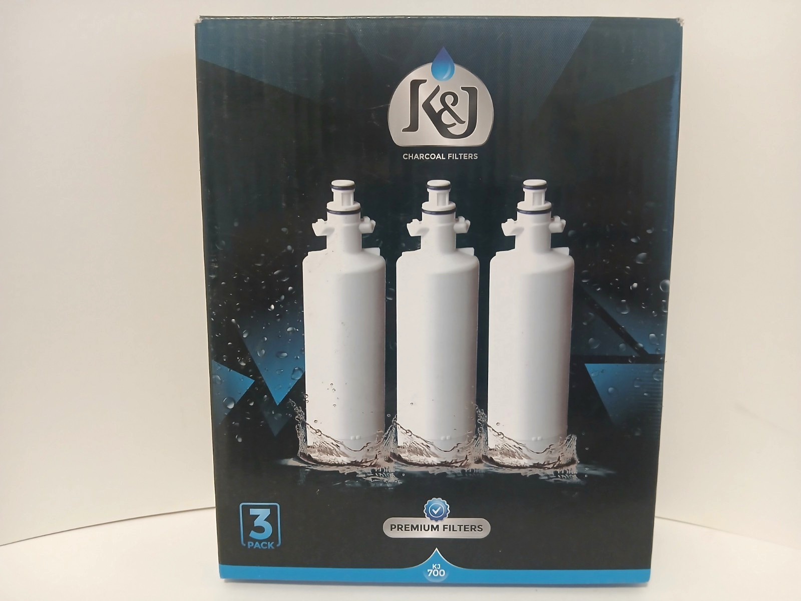 3-Pack K&J Charcoal Filters – LG/Kenmore Replacements – Premium Filters NEW!