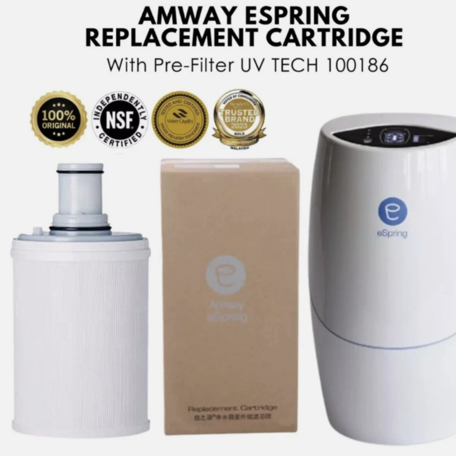 ESpring Replacement Filter Cartridge UV Tech 100186