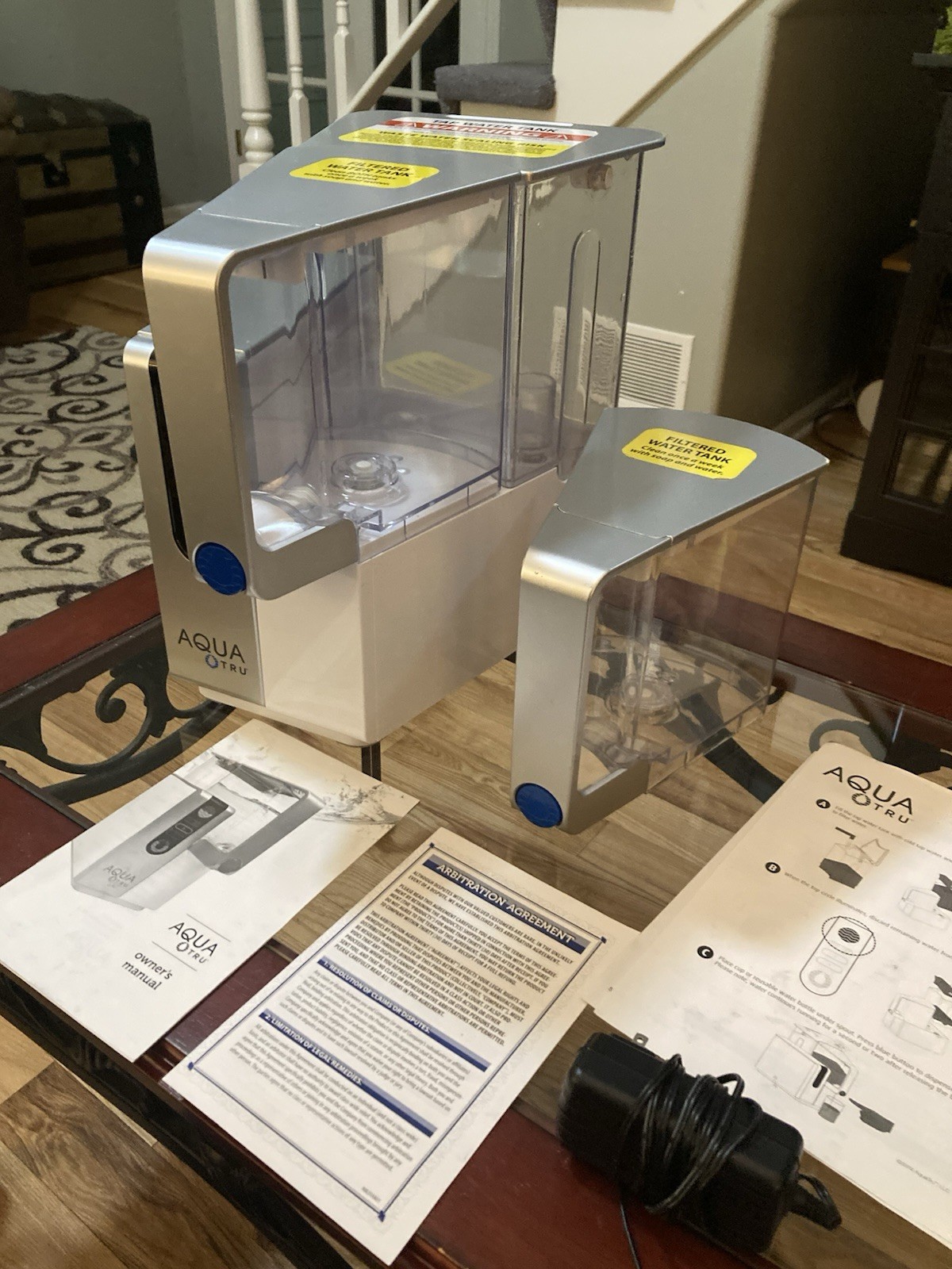 AquaTru Countertop Reverse Osmosis Water Purifier System AT2010 W/Extra Tank