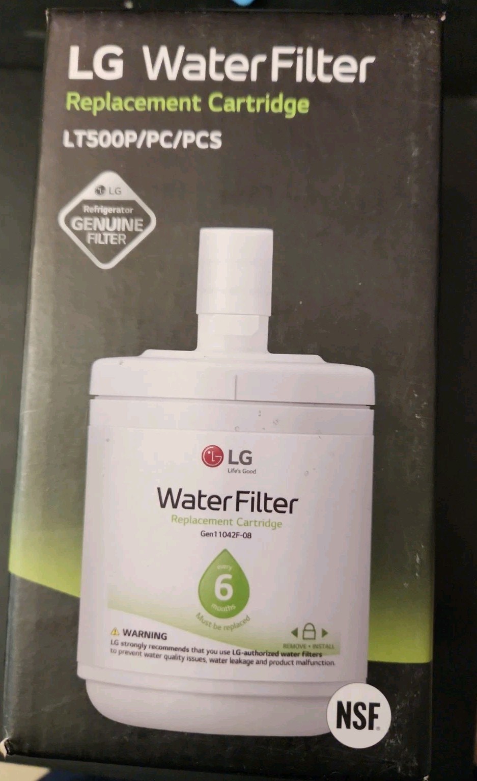 LG LT500P/PC/PCS 6 Mo. 500 Gallon Fridge Water Filter multi-discount *FREE SHIP*