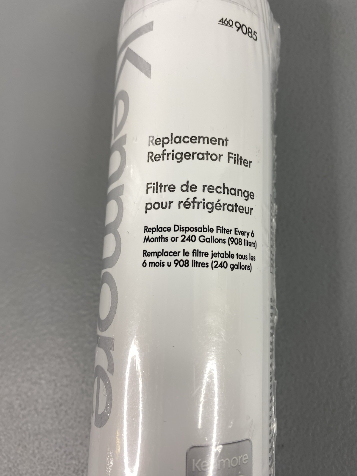 Kenmore 460 9085 Refrigerator Water Filter 9085 Sealed Brand New -1 Pack White