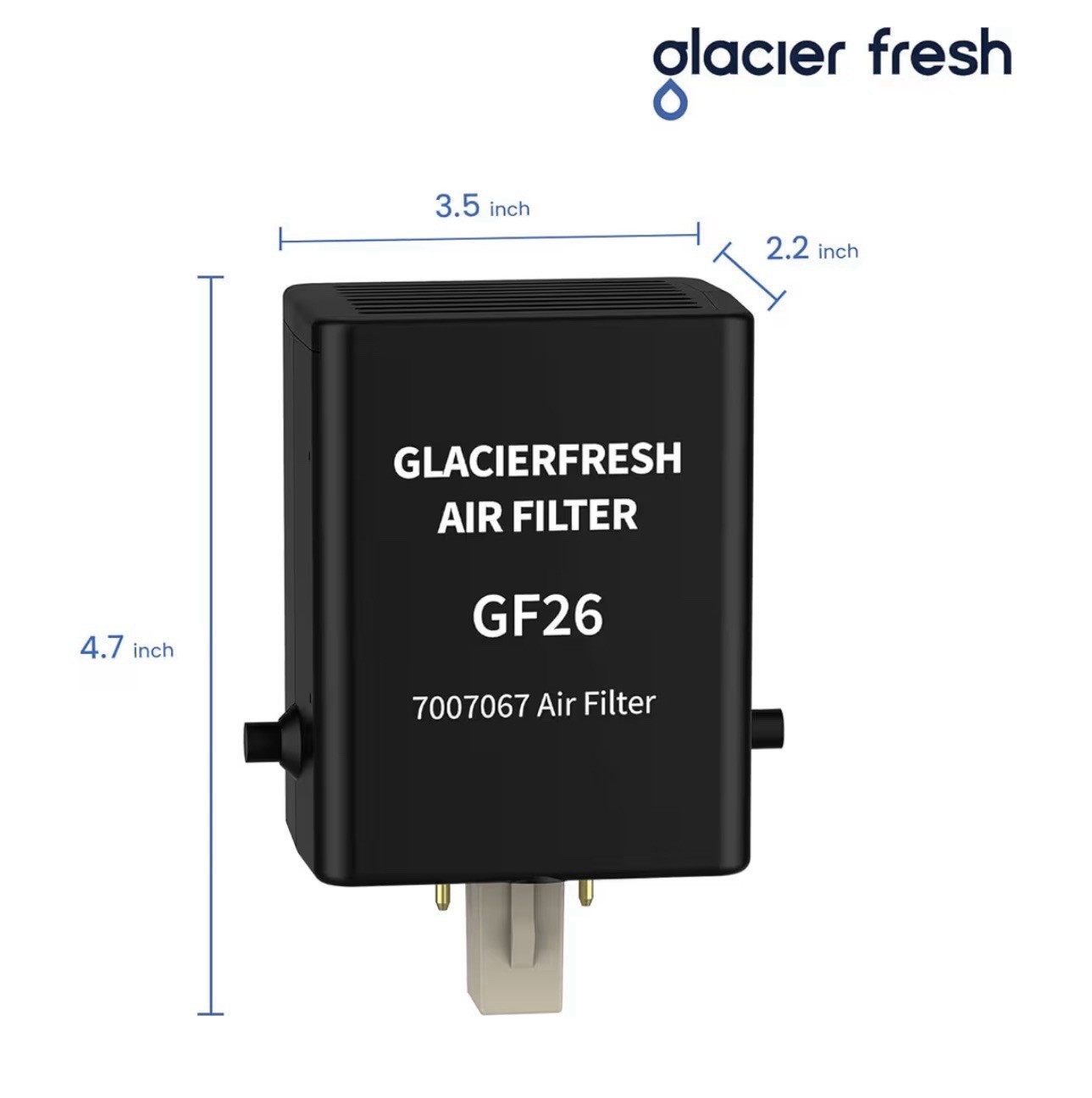 GLACIER FRESH Replacement for Sub-Zero Refrigerator Air Purification Cartridge