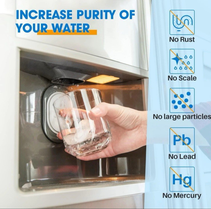 1 PACK Bosch Ultra Clarity Pro BORPLFTR50 Water Filter White #WFS200MF/WFS210MF