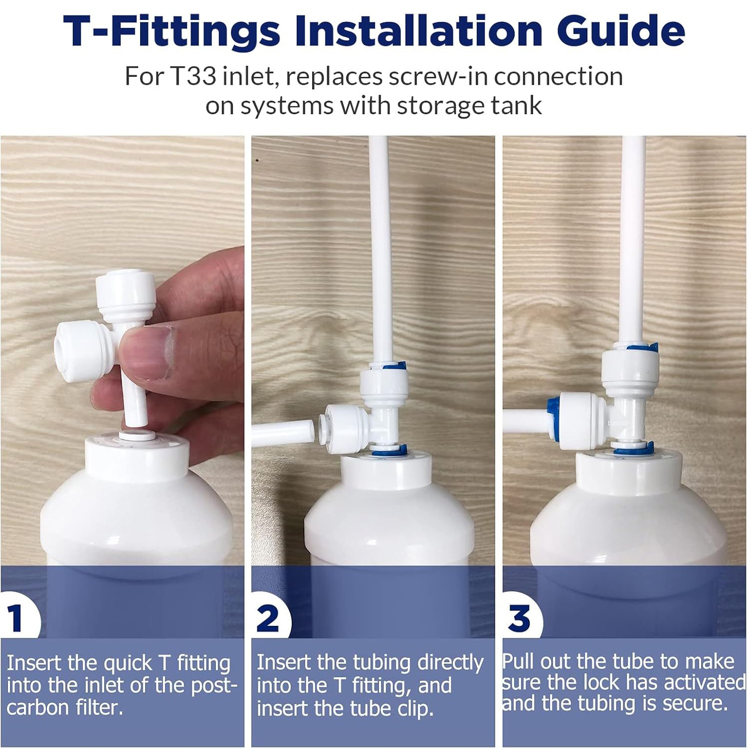 5-Stage Undersink RO Drinking Reverse Osmosis System Water Filter 1/2/3-Year Set