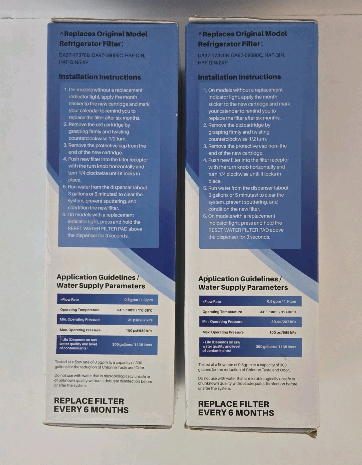 Share Ice Pure RWF4200A-S Refrigerator Water Filter Replacement Pack of 2