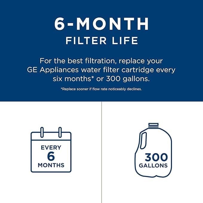 GE RPWFE Refrigerator Water Filter, Genuine Replacement Filter, etc..