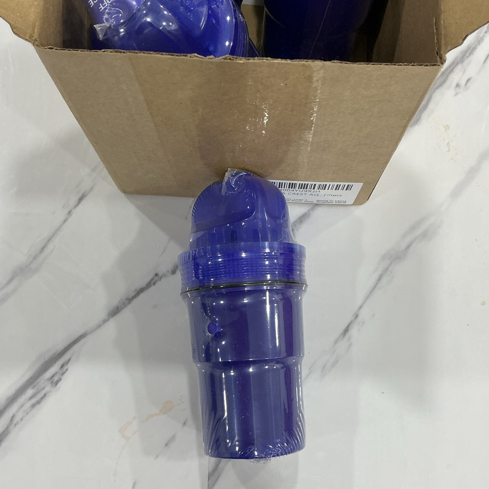Aqua Crest Pitcher Water Filter for PUR CRF-950Z, 40 Gal, Blue 4-Pack