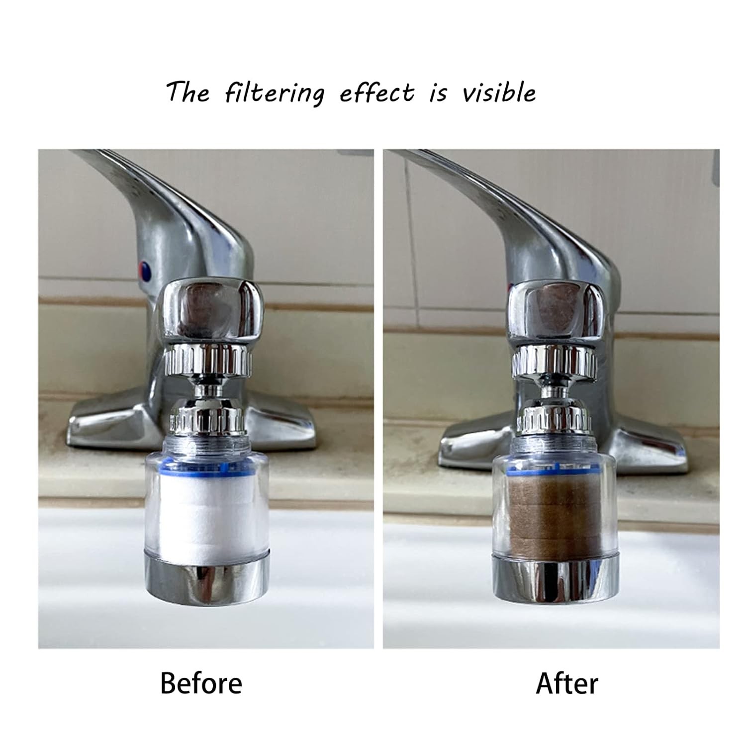 Faucet Water Filter Tap Filtration Kitchen Bathroom Sink Mount Purifier System