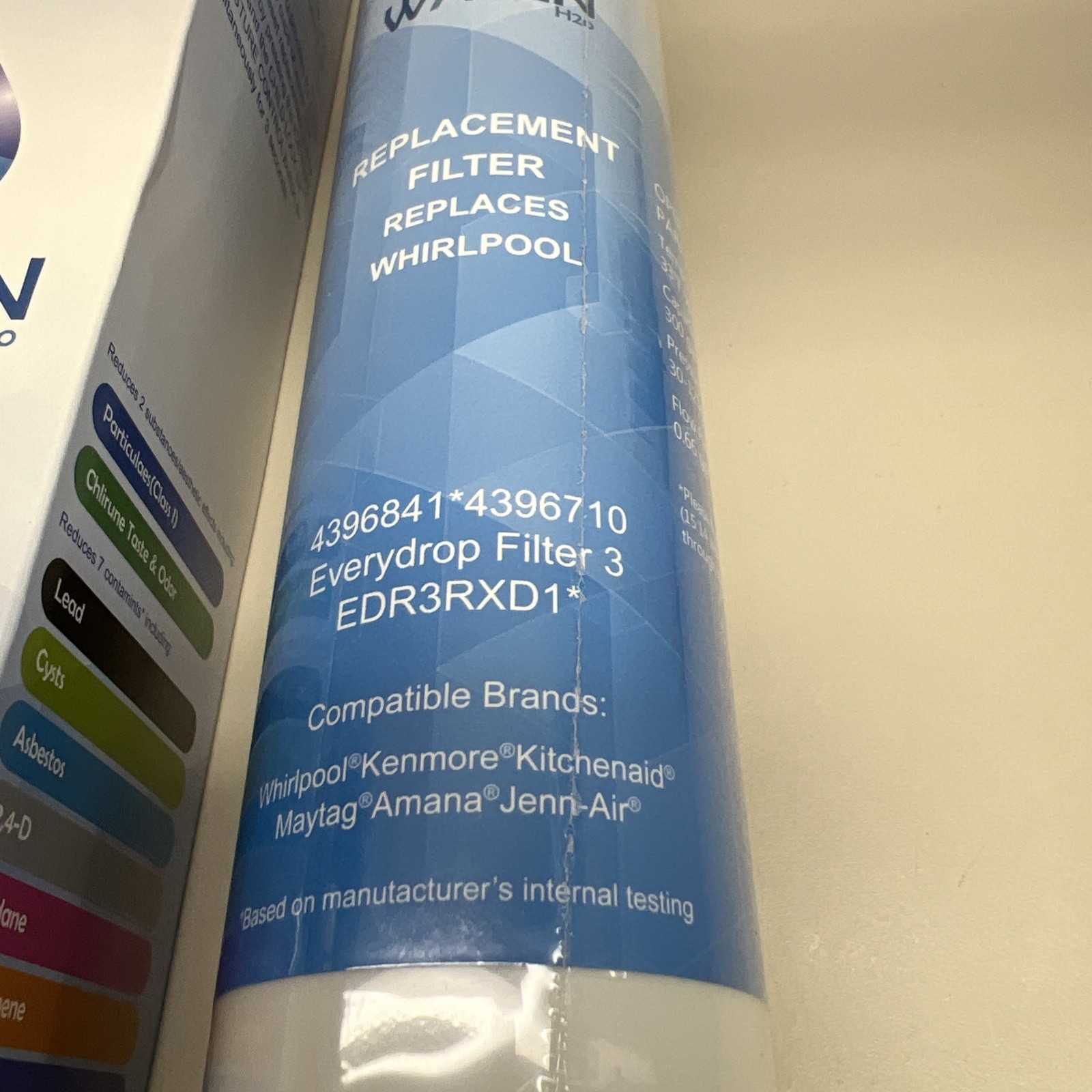 Waten H20 4396841 *4396710 Water Replacement Filter 3 EDR3RXD1 Brand New