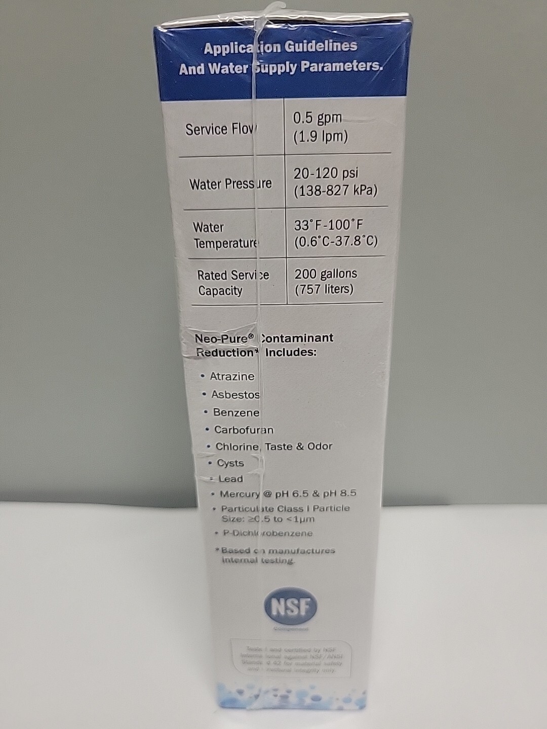 2 PACK!!! LT700P Water Filter Fit LG LT700P ADQ36006101 Kenmore 9690 46-9690