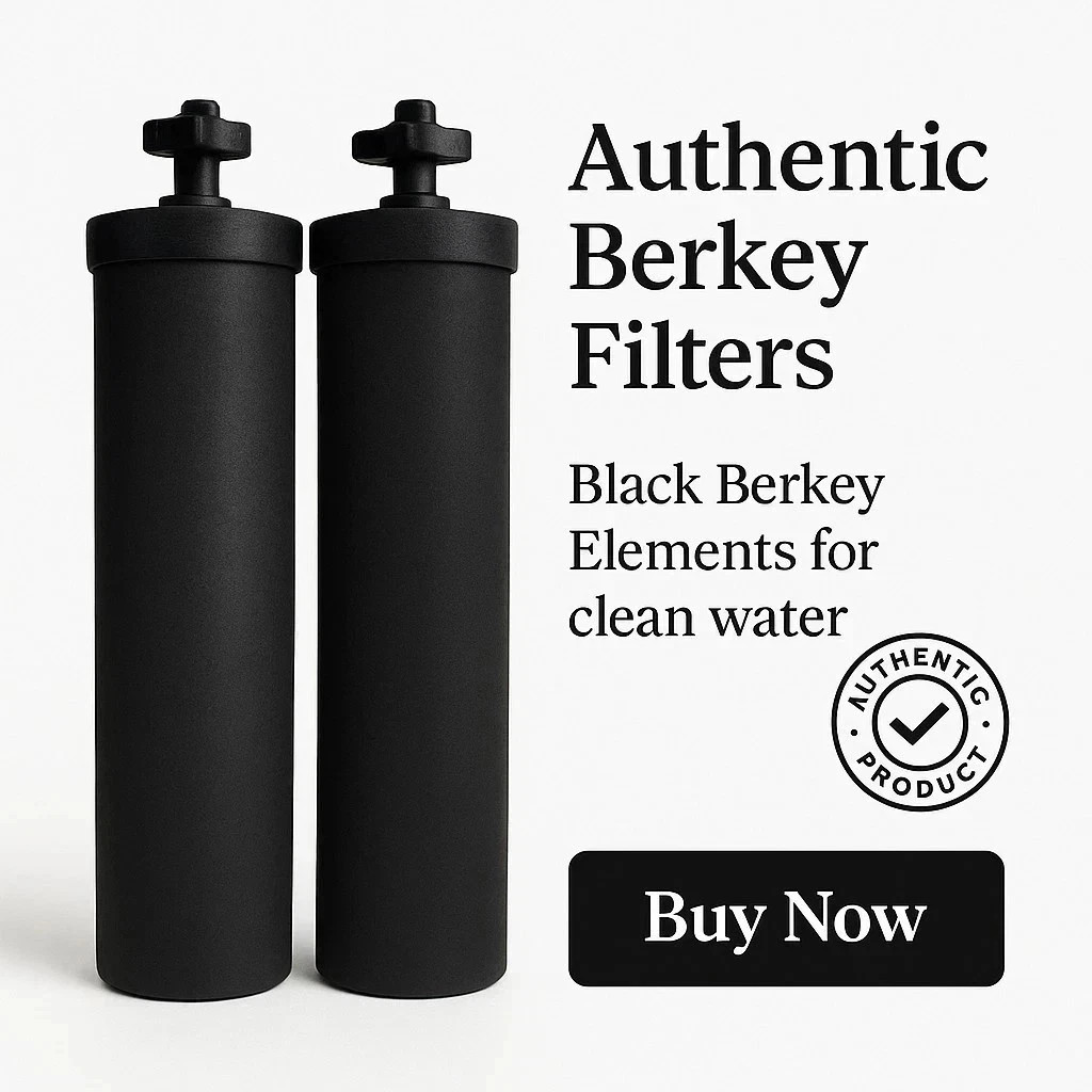 Berkey BB9-2 Black Purification Elements 2-Pack Genuine Water Filters NEW Authen