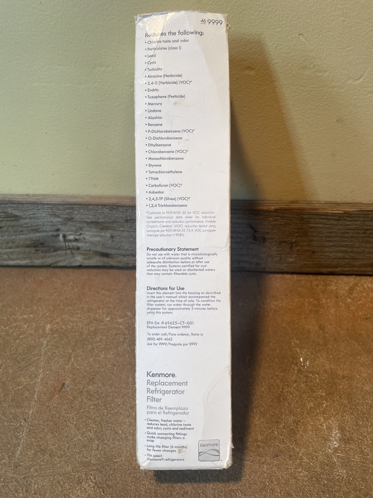 NIB Kenmore 46-9999 Refrigerator Water Filter ULTRAWF FiIter, A0094E28261, 24201