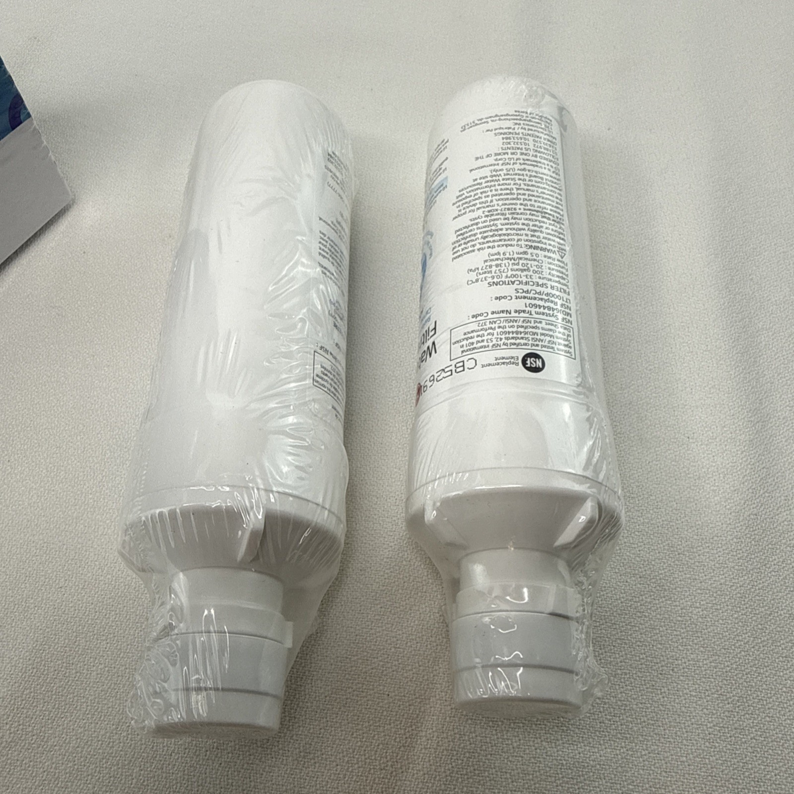 LG LT1000P2 6-Month / 200 Gallon Refrigerator Replacement Water Filter 2 Pack