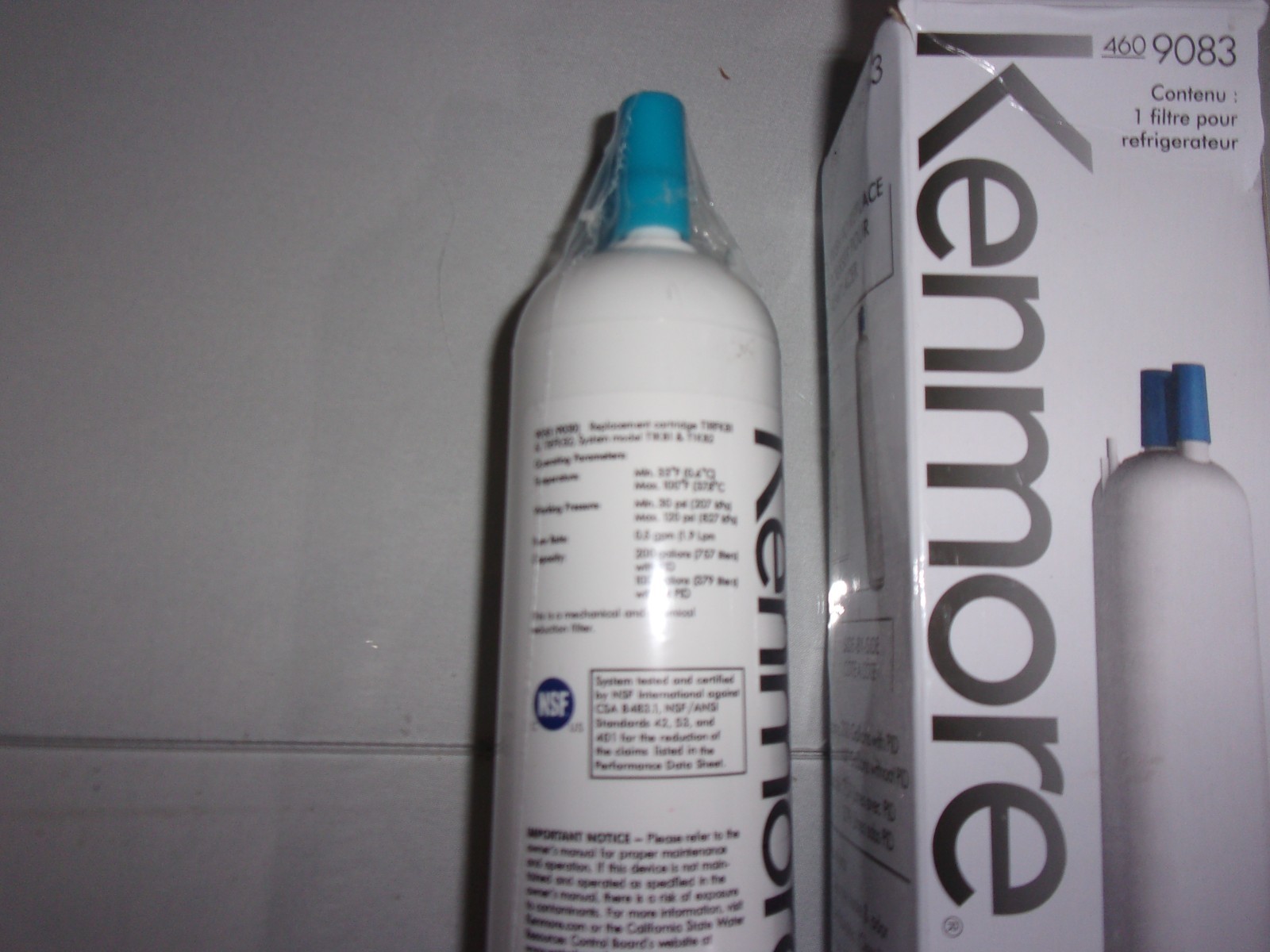 Genuine OEM Kenmore 460-9083 Replacement Refrigerator Filter 9083 9020 9030
