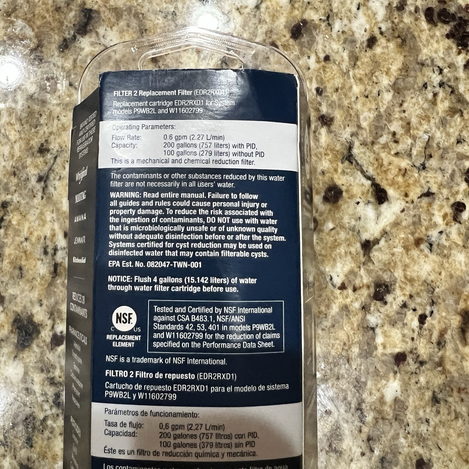 EveryDrop #2 Refrigerator Ice Water Filter