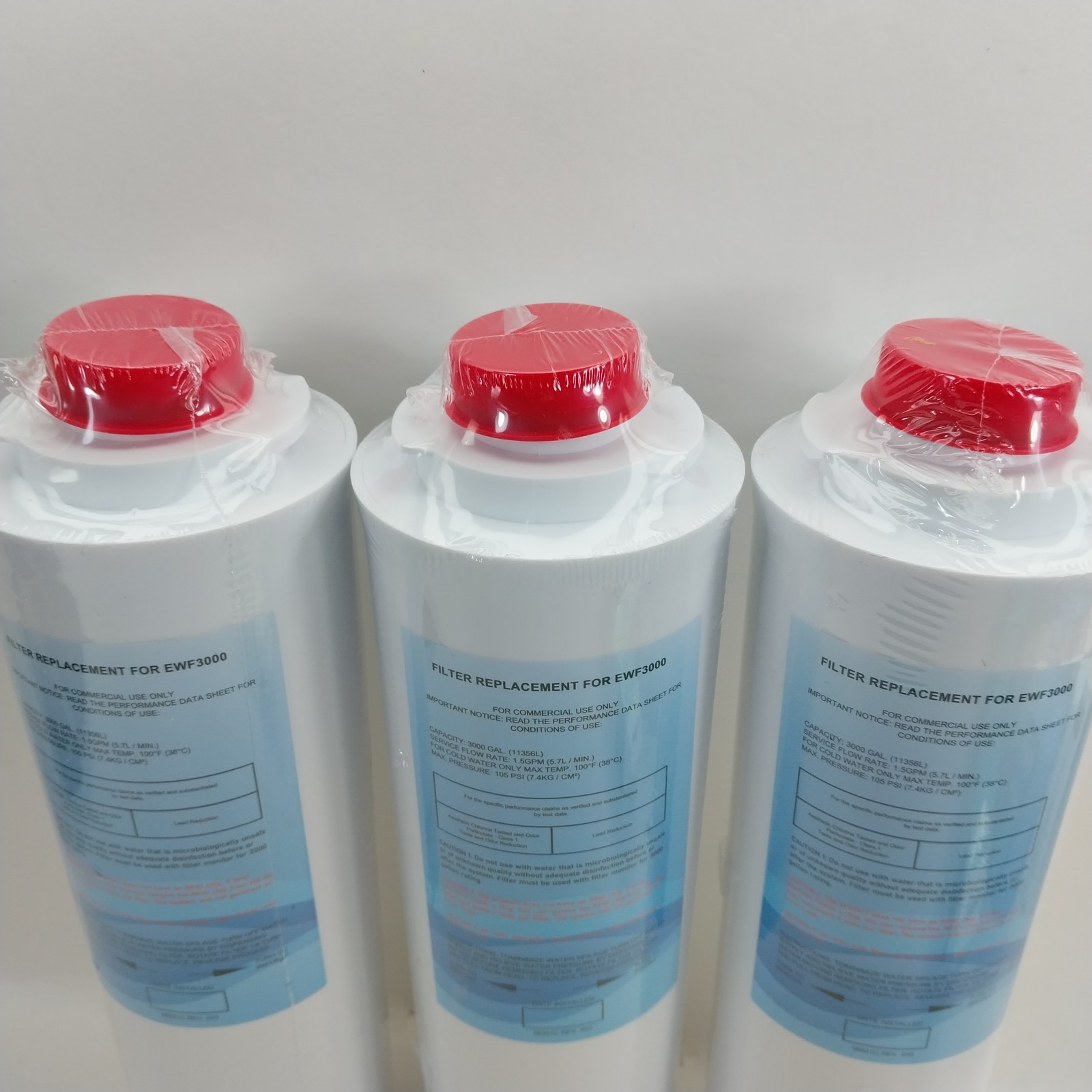 3-Pack Replacement Water Filter for Elkay 51300C EWF3000 3000 Gal 1.5GPM SEALED