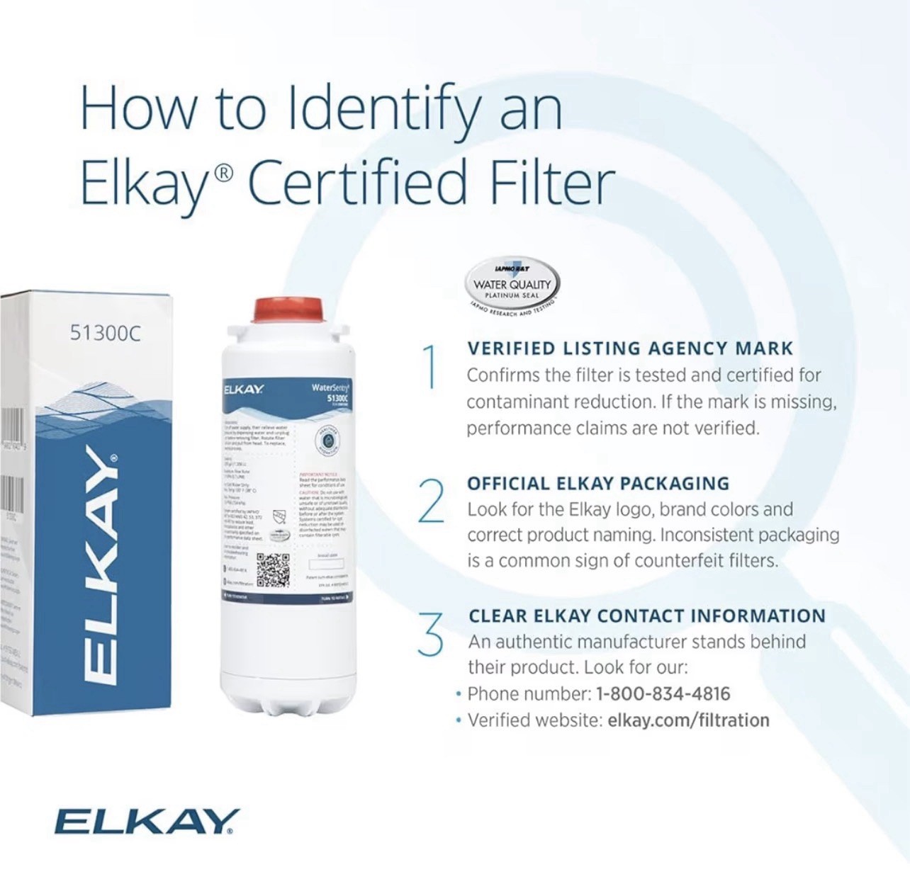 Elkay WaterSentry 51300C Water Filter Cartridge 3000 Gal