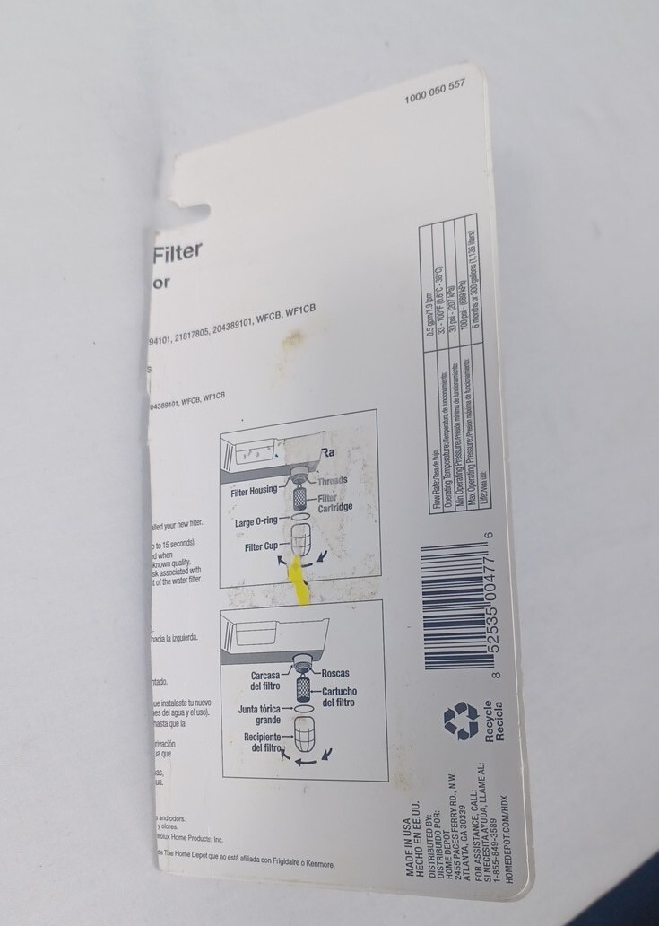 HDX FMF-2 Refrigerator Filter Replacement Frigidaire Kenmore New!