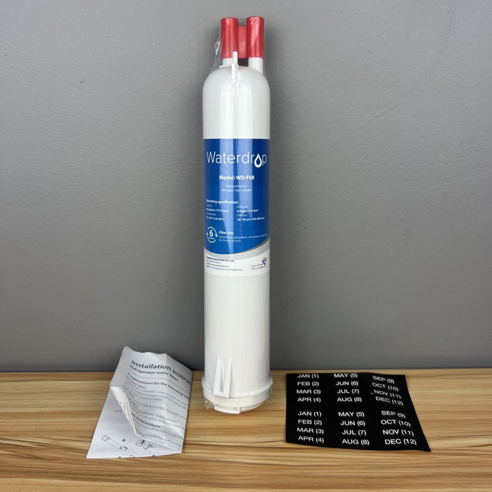 Waterdrop WD-F08 Fridge Filter Replacement for Kenmore 46-9083 46-9030