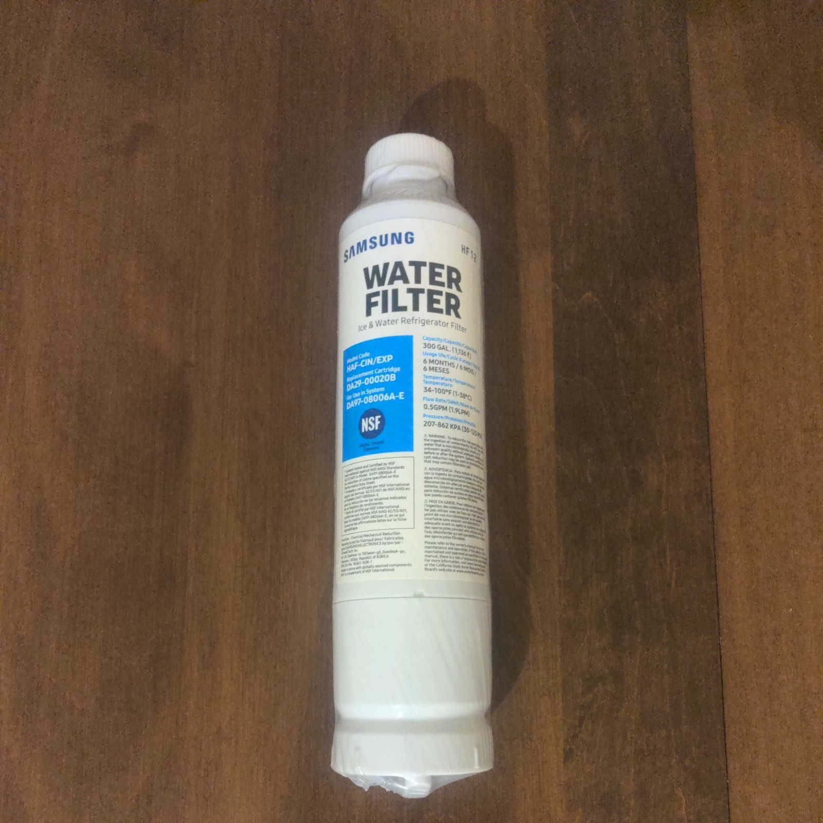 NEW Samsung DA29-00020B HAF-CIN/EXP Refrigerator Ice & Water Filter Genuine OEM