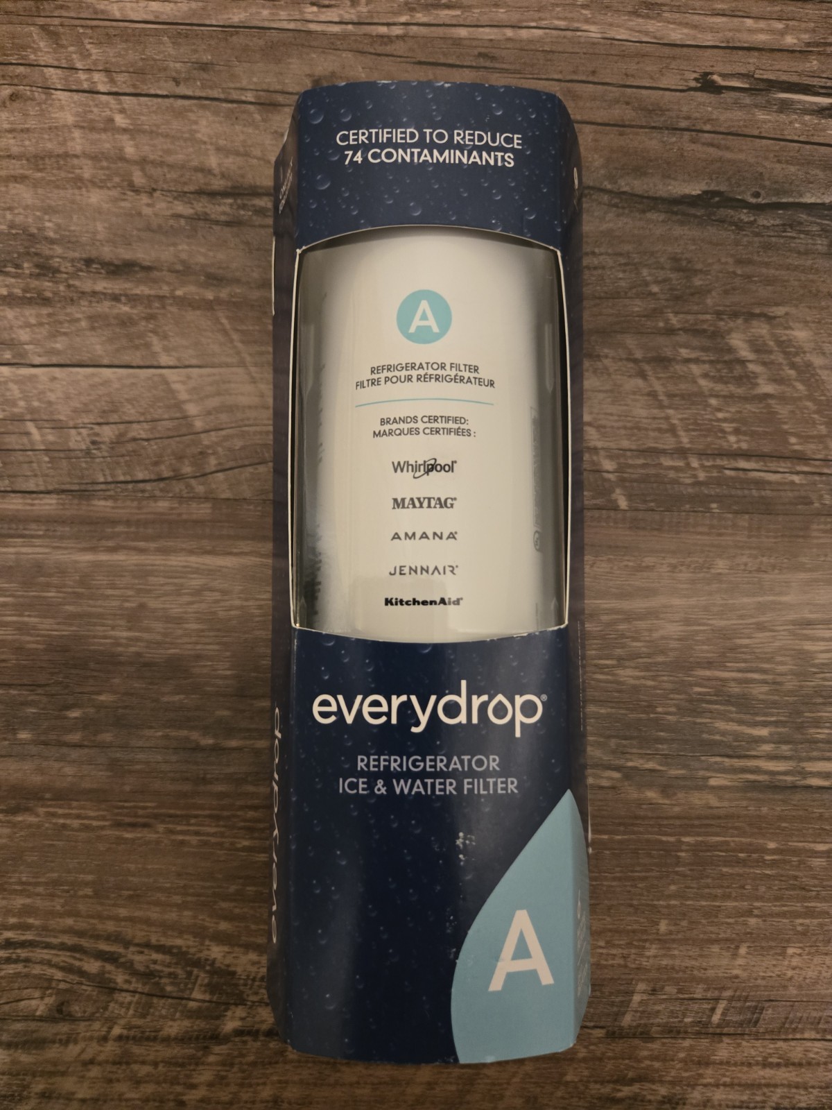 Everydrop Whirlpool A EDRARXD1 Ice & Water Single Filter, Whirlpool Maytag Amana