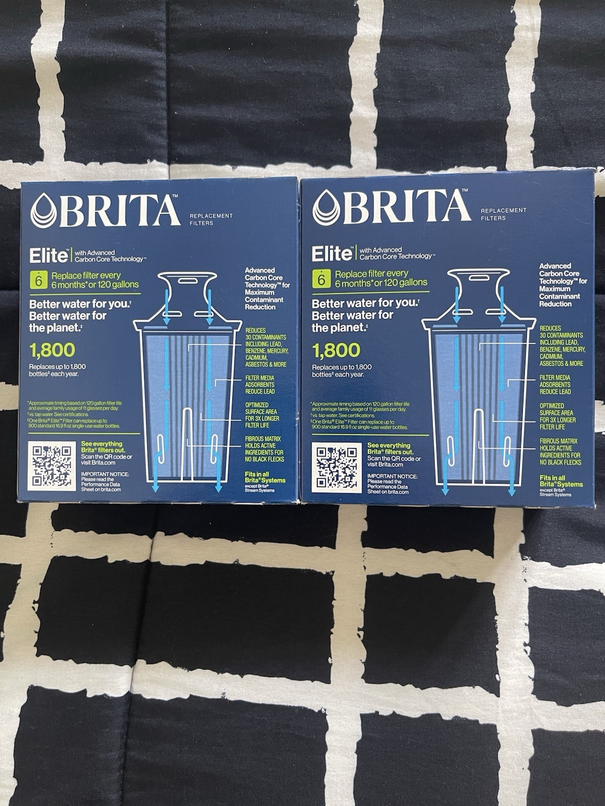 BRITA Longlast Replacement Filters For Pitcher Dispensers 4 Filters