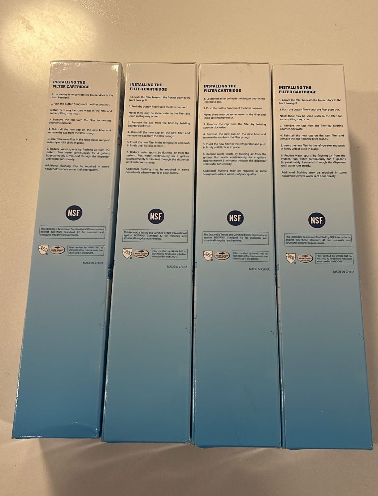 4 Pack NEW 4396²841 EDR3²RXD1 Filter 3 9083 Refrigerator Ice Replacement US