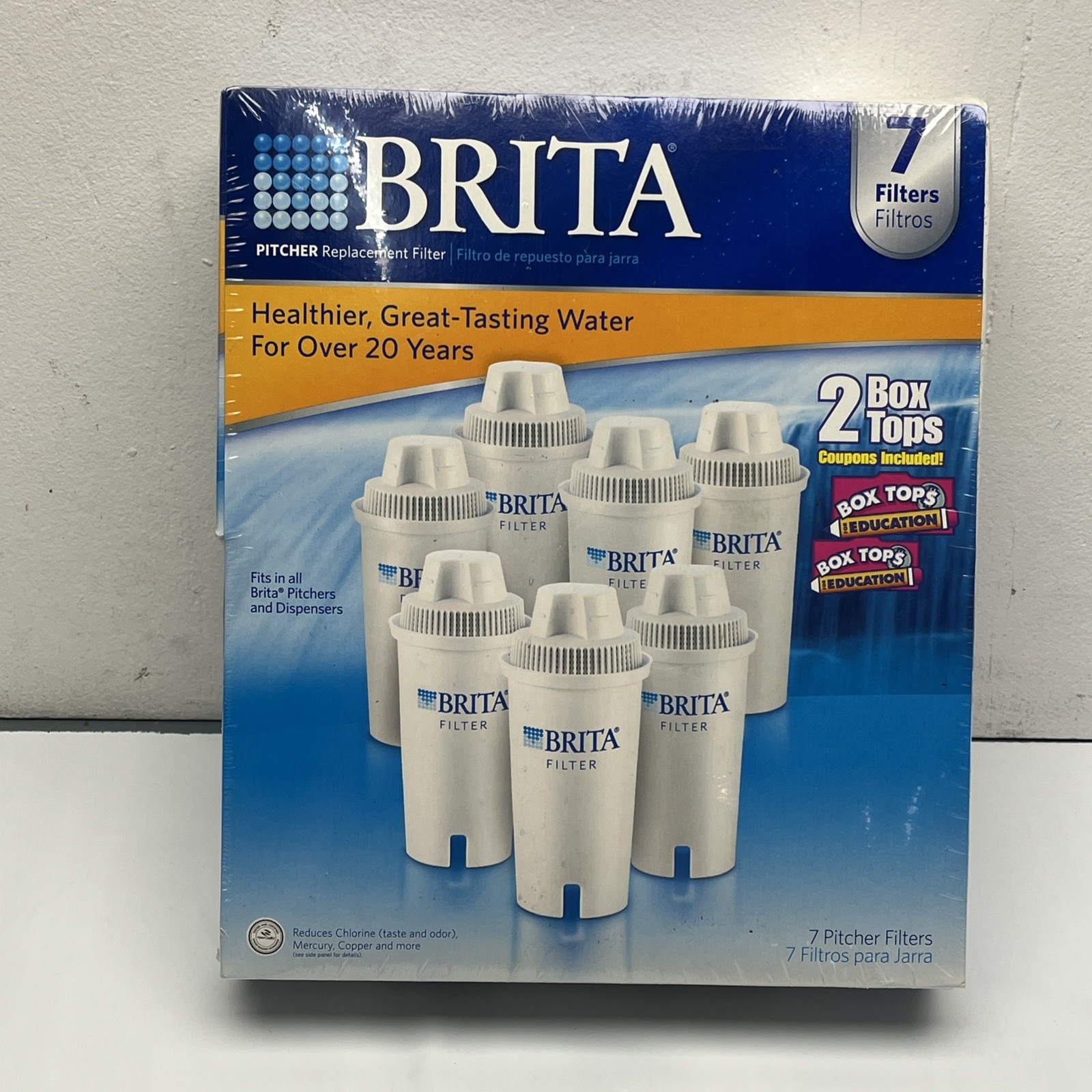 Brita Pitcher Replacement Filters 7 Pack New In Box