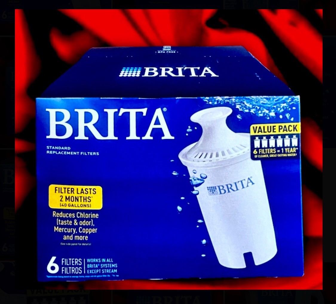 BRITA water Filter 6 Cup Pitcher W 1 Filter and 6 Extra Filters BUNDLE DEAL