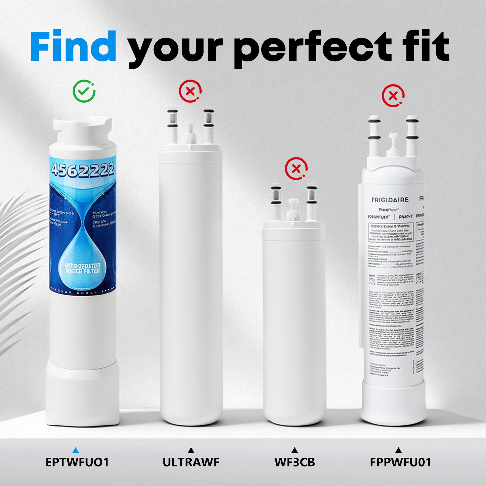 6 PACK NEW Frigidaire EPTWFU01 Pure Source Ultra II Refrigerator Water Filter