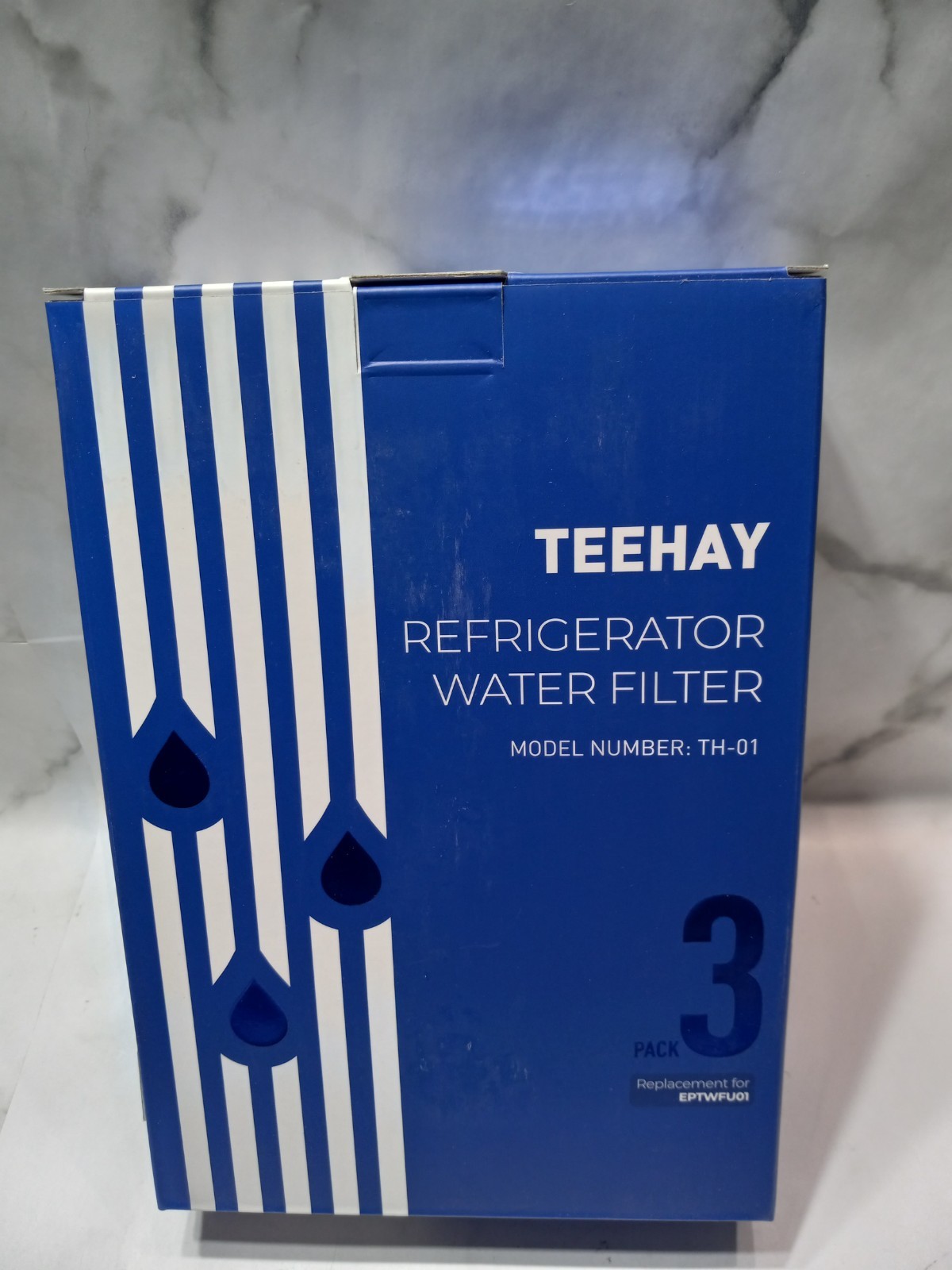 (3) Teehay TH-01 Refrigerator Water Filter Replacement For EPTWFU01 Brand New