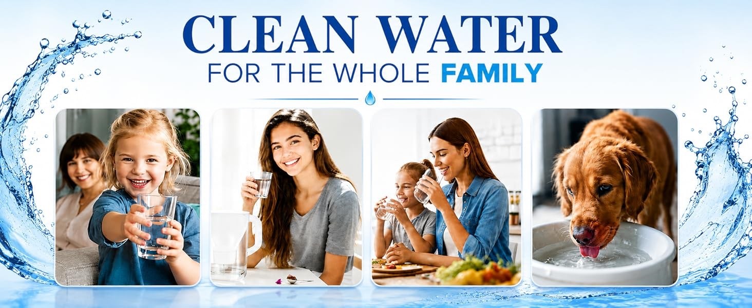 For Waterdrop WD-PF-01A Plus Replacement Filter for All Waterdrop Pitcher,3 pack