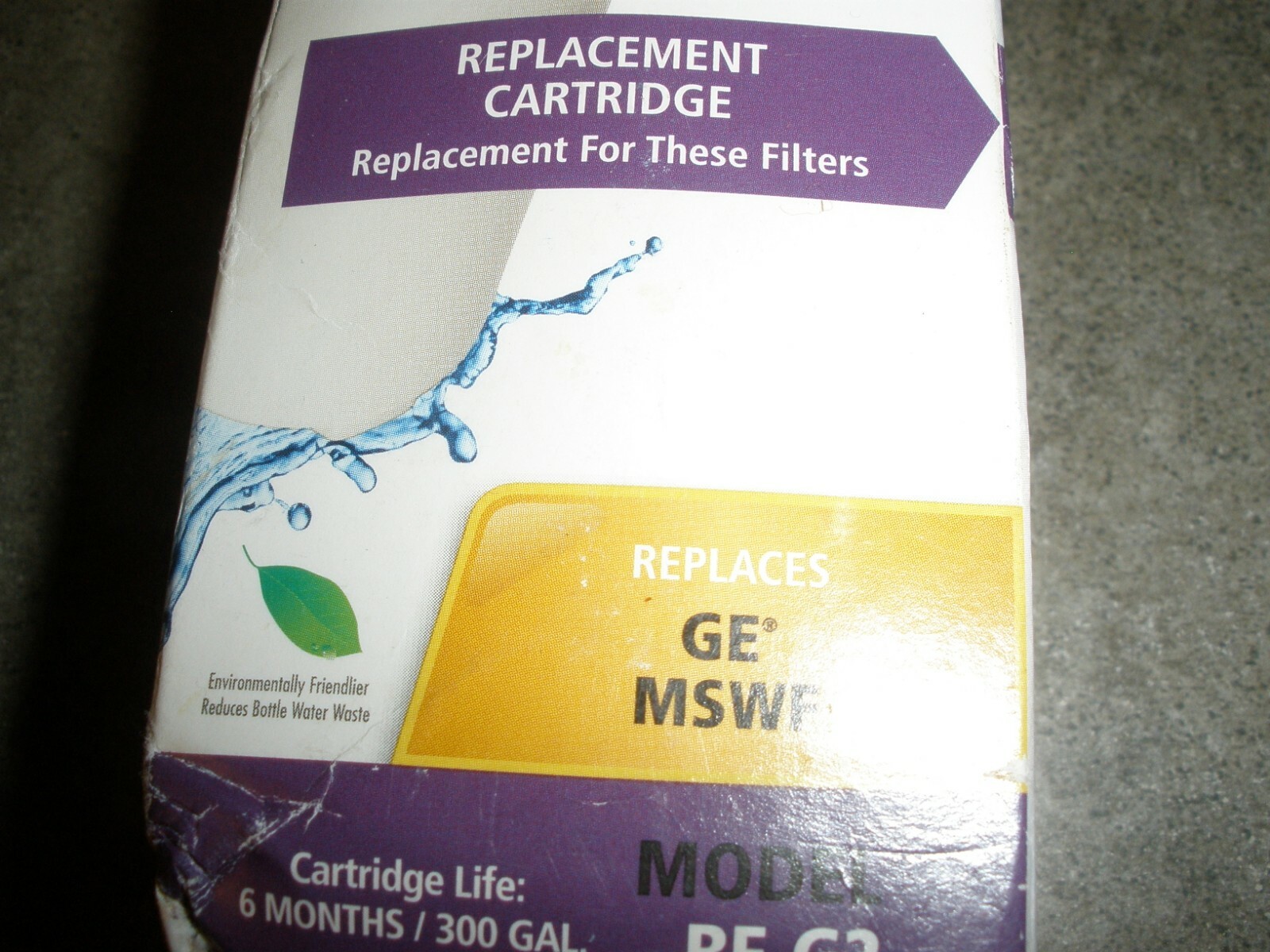 NEW Culligan Replacement Cartridge GE MSWF RF-G2 (O18)