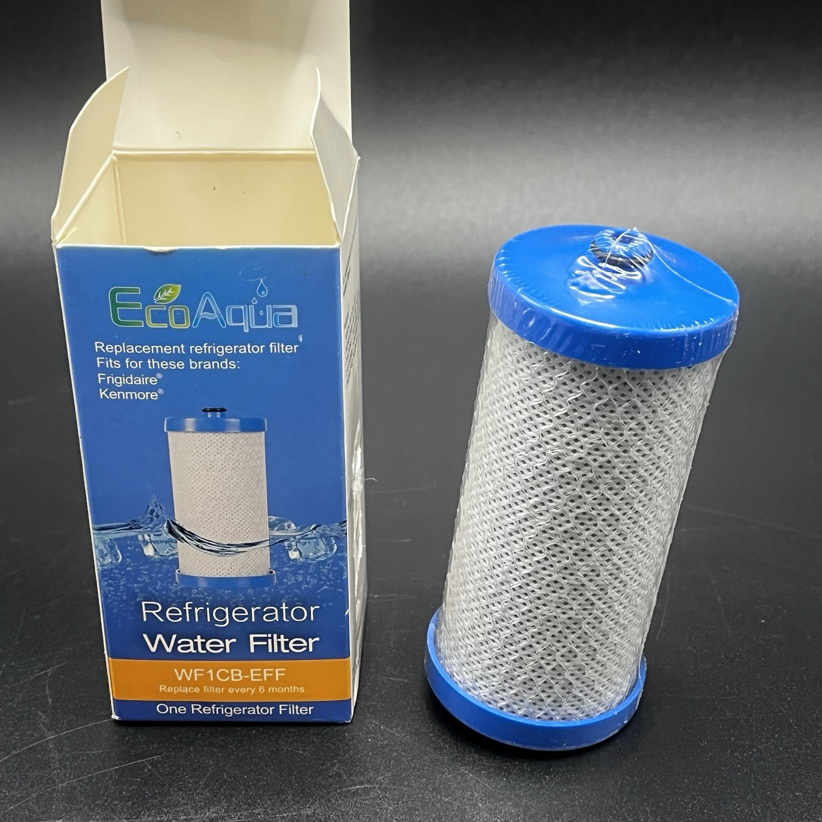 Eco Aqua WF1CB-EFF Refrigerator Water Filter for Frigidaire Kenmore