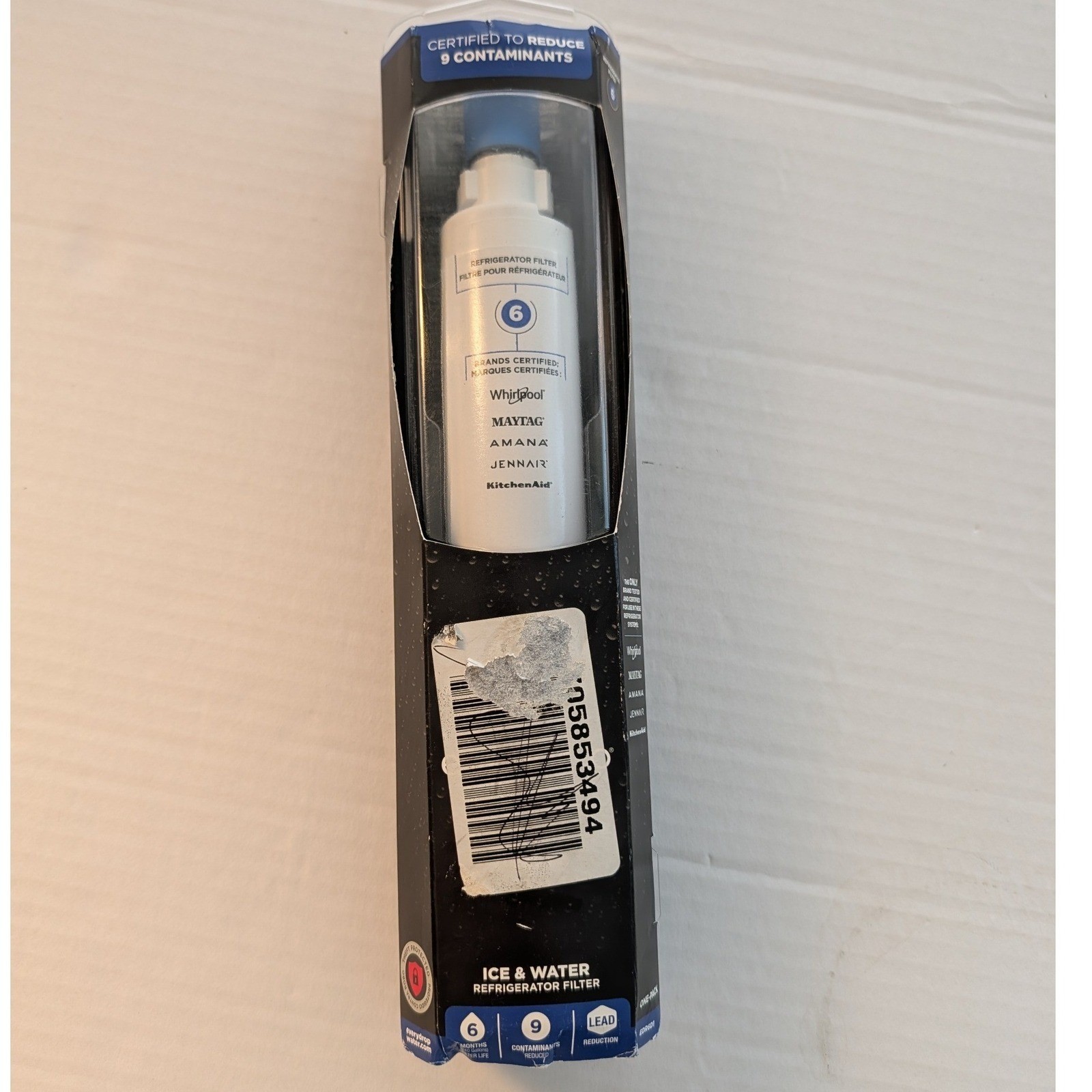 Every Drop Refrigerator Water Filter 6 White EDR6D1 PUR Filtration New Unopened
