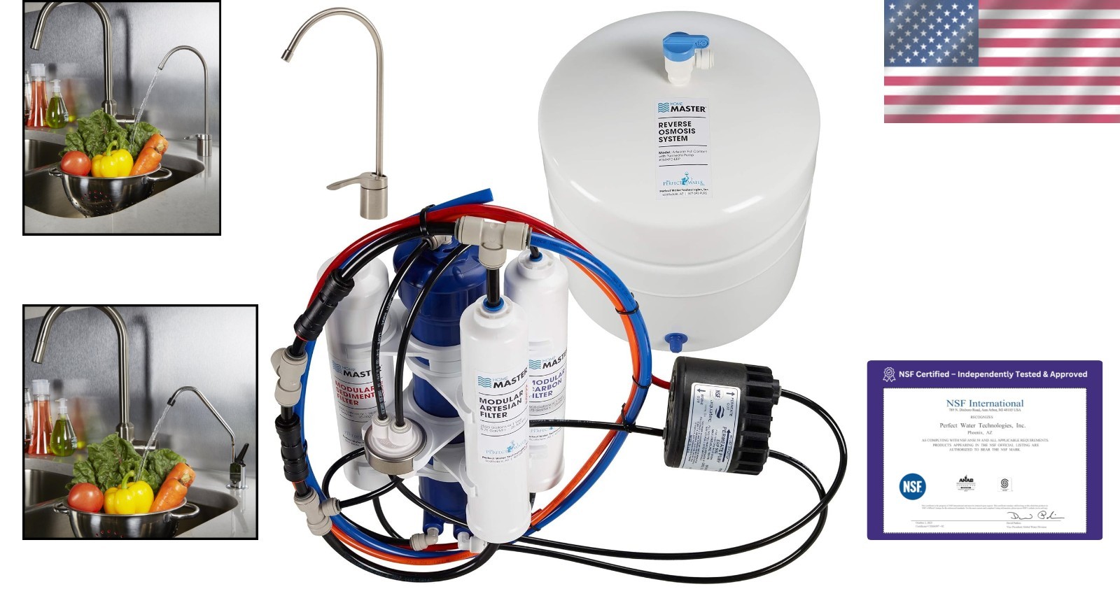 Eco-Friendly Artesian RO System – 2000 Gallons, Integrated Non-Electric Pump