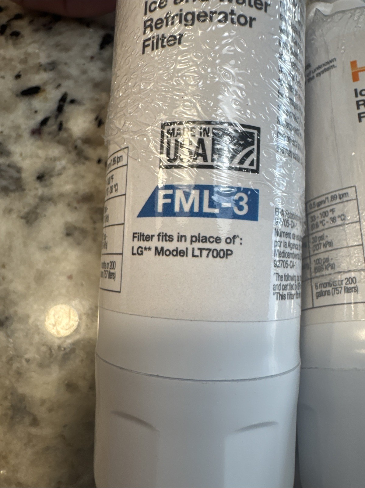 Replacement for LG Model LT700P (2-Pack) HDX Brand FML-3 opened packaging