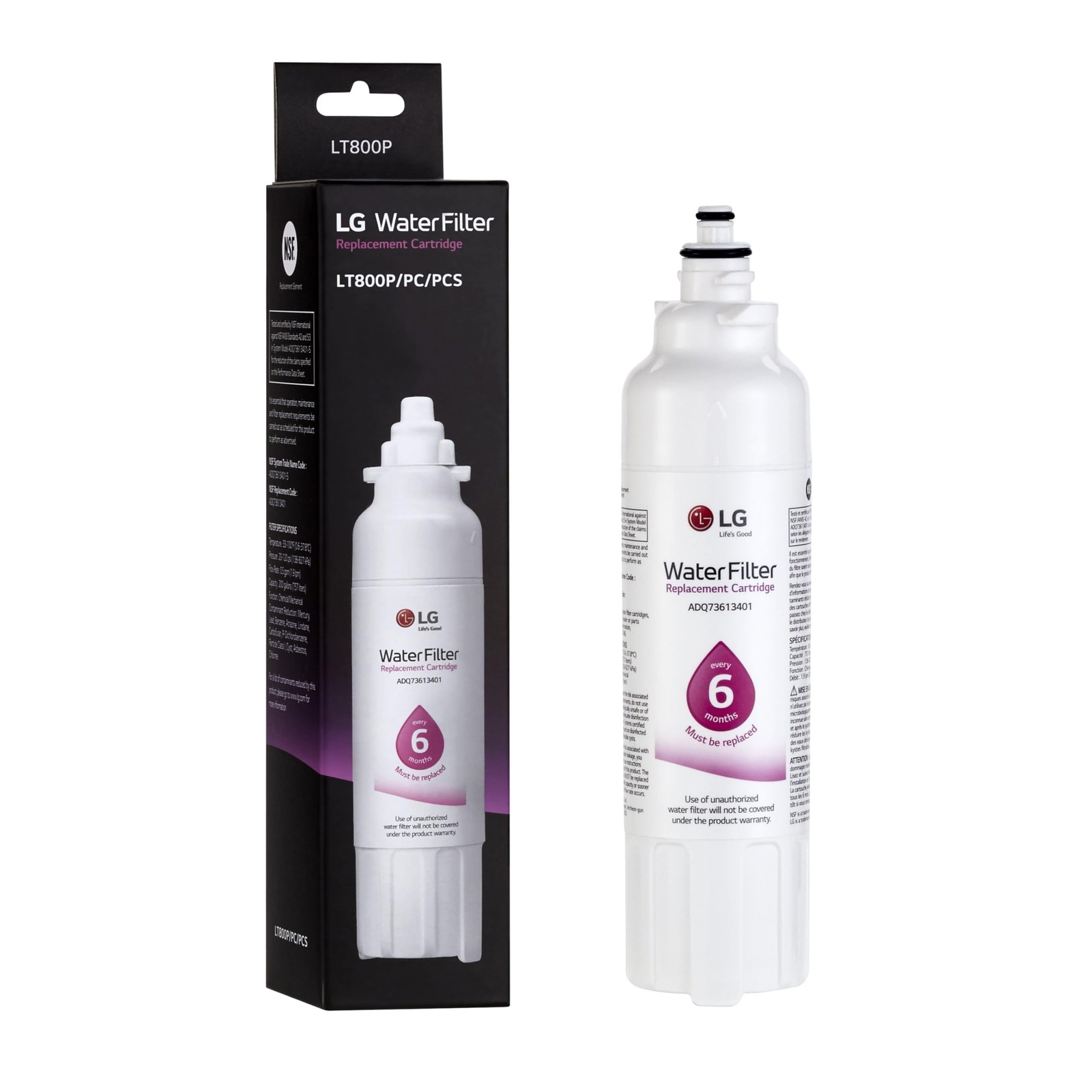 LG 6-Month Twist-in Refrigerator Water Filter