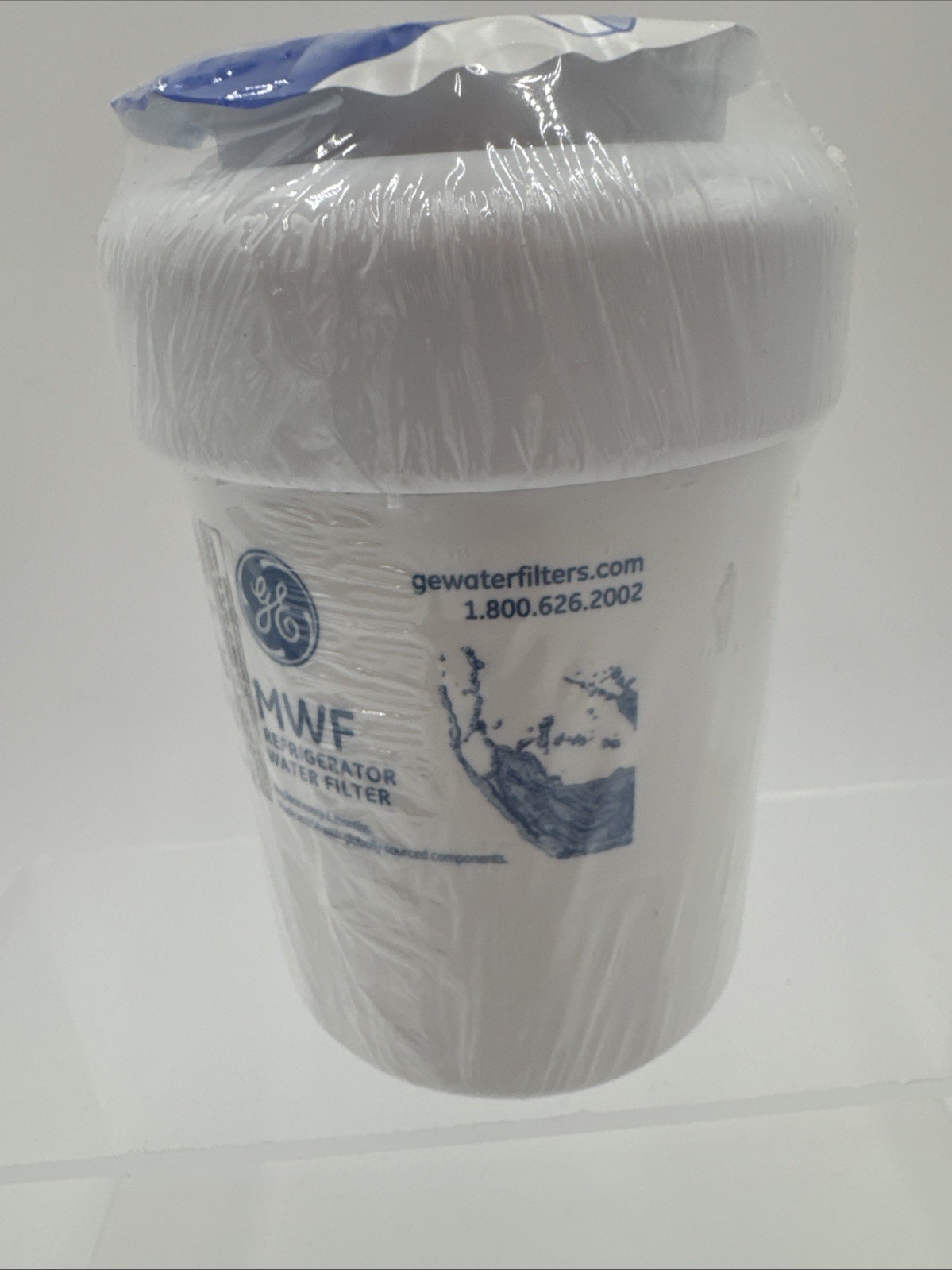 GE Appliances MWF Genuine OEM Refrigerator Smart Water Filter Replacement MWFP